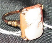 10K ladies Cameo ring