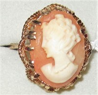 10K ladies Cameo ring