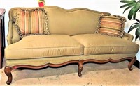 Designer Sofa with Curved Legs