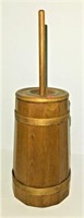 Wooden Butter Churn with Handle