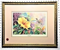 "Hibiscus Visitor" Signed & Numbered Print