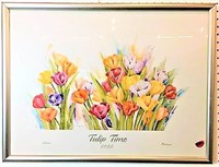 "Tulip Time" Framed Print