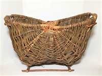Twig Double Sided Basket with Handle