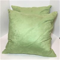 Green Microfiber Throw Pillows