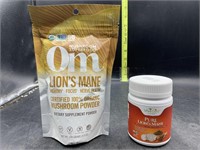Lions mane organic mushroom powder