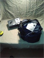 Cpap machine and hoses with travel bag