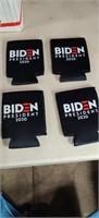 (4) Biden For President Can Coozies   Printed on