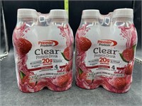 8 16.9fl oz clear protein drink - raspberry