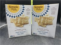 2 almond flour crackers