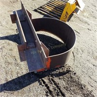 Heavy U bucket for tree removal, Case 1737 mounts