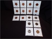 Misc lot of  Uncirculated US  pennies and nickels