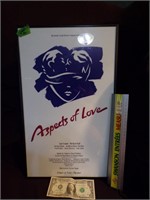 Framed Prince of Wales Aspects of Love Play Poster