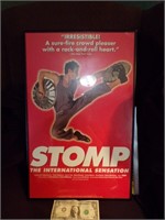 Framed STOMP The International Sensation  poster