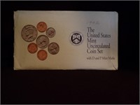 1992 Uncirculated US Coin Proof set
