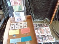 Misc US and Foreign coins and currency lot