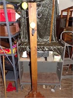 6ft Wooden coat and hat stand