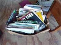 Large box of Record Albums