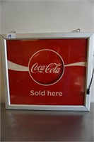 1x Coca Cola Light Up Sign