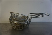 4x  Assorted Fryer Baskets