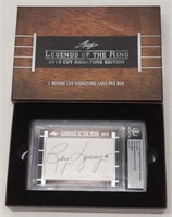 2013 Leaf Boxing Ray Lunny Cut Signature Legends