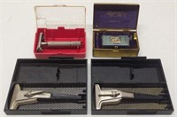 Vintage Gillette Shaving Razor Lot / Speed /