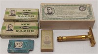 Antique Gillette Shaving Razor With Original