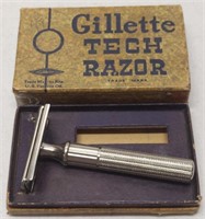 Vintage Gillette Tech Razor In Original