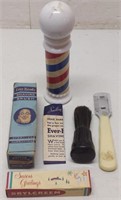 Lot Of Vintage Barbershop Items