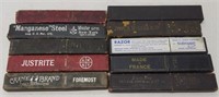 Lot Of 10 Antique Straight Razor Cases Shaving