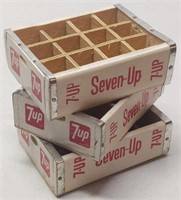 (3) Vintage Miniature 7up Wood Crate
Sold times