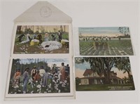 Lot Of Vintage Black Americana Postcards / With