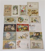 Large Lot Of Antique Easter Postcards