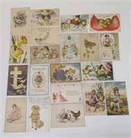 Lot Of Antique Easter Victorian Postcards