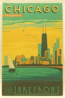 Chicago Lake Front Print On Canvas
Measures
