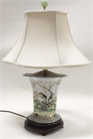 High Quality Porcelain Asian Lamp