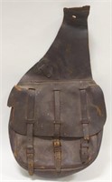 Early US Military Leather Saddle Bag