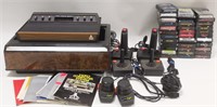 Vintage Atari Game Console With Games,