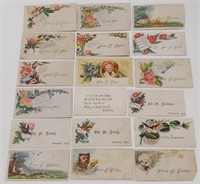 Lot of  Antique Victorian Trade Advertising Cards
