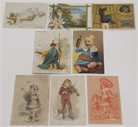 Lot of  Large Antique Victorian Trade Advertising