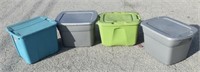 Lot Of 4 Totes