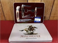 2003 Winchester Limited Edition 3 pc Knife Set