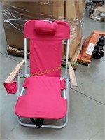 Rio Red Camping Backpack Chair