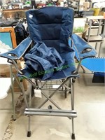 RMS Blue & Grey Folding Chair