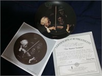 The Violinist Collectibles Plate Includes Certific