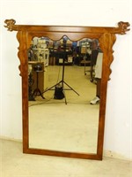 Solid Wood Framed, Wall-Mount Mirror