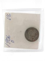 1906 Barber Dime Coin