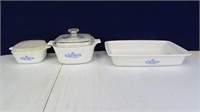 Corning Ware dishes (3)