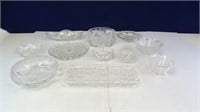 Assorted glass dishes