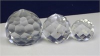 Decor glass balls (3)