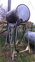 Upright Overhead Gas Tank w/ stanchion